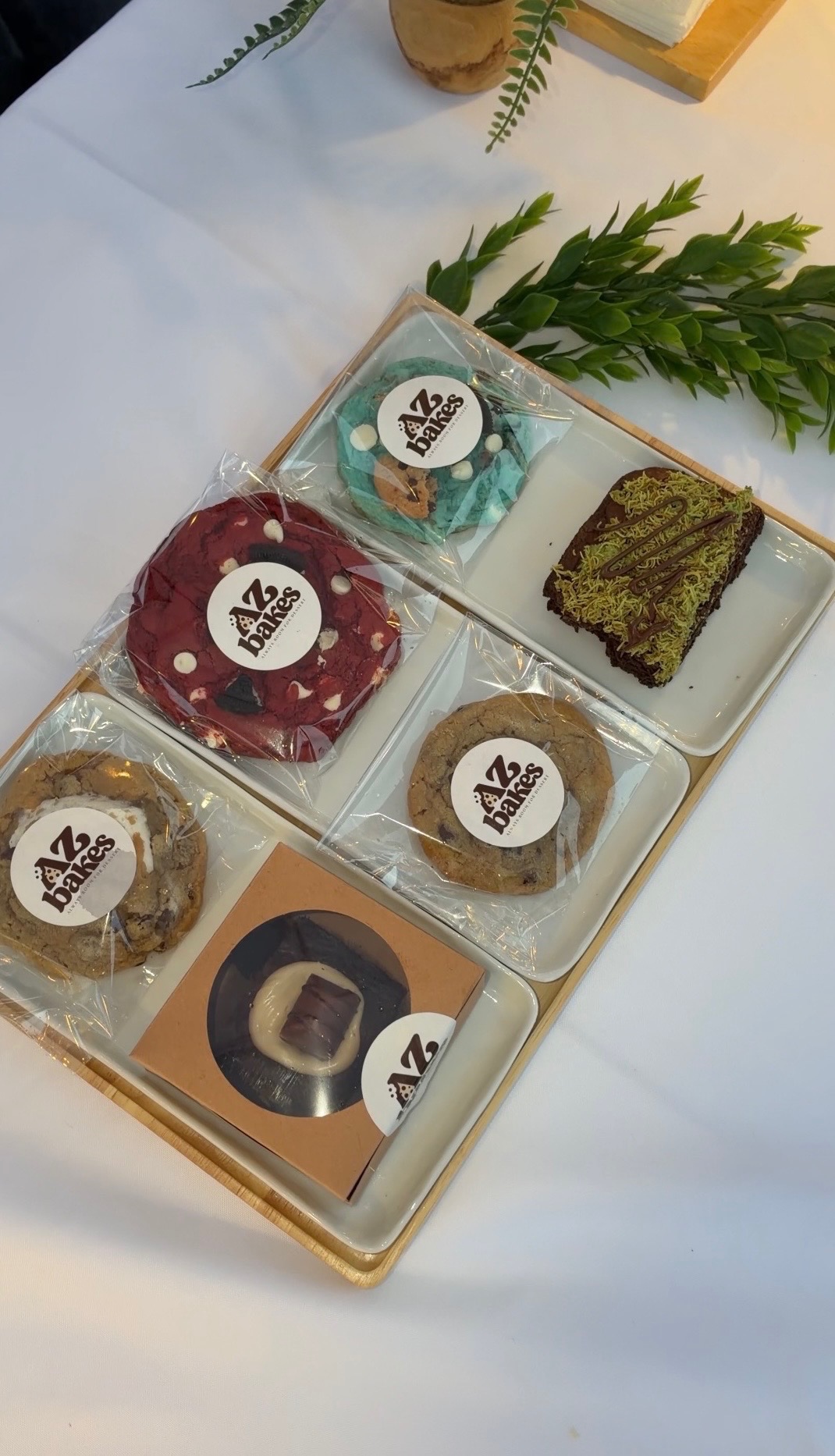 AZ Bakes cookies and brownies at a sold-out pop-up